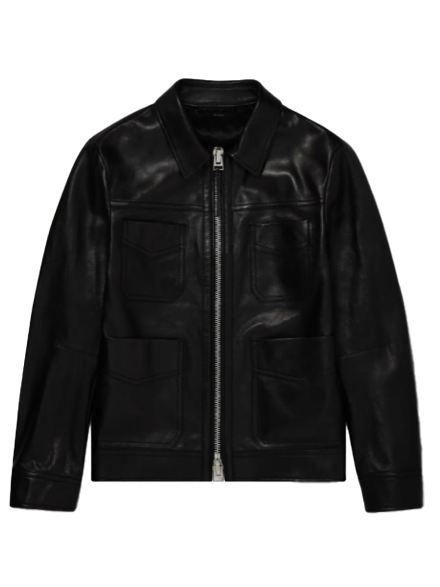 SÉFR Trucker Leather Shirt Jacket | The Leather Craftsmen